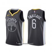 Camiseta Golden State Warriors Alen Smailagic #6 Statement 2019-20 Negro