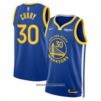 Camiseta Golden State Warriors Stephen Curry #30 Icon 2022-23 Azul