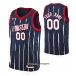 Camiseta Houston Rockets Personalizada Ciudad 2021-22 Azul