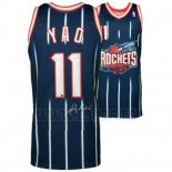 Camiseta Houston Rockets Yao Ming #11 Retro Azul