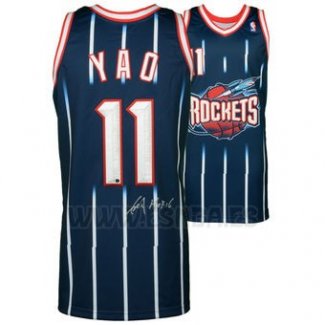 Camiseta Houston Rockets Yao Ming #11 Retro Azul