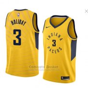 Camiseta Indiana Pacers Aaron Holiday #3 Statement 2018 Amarillo