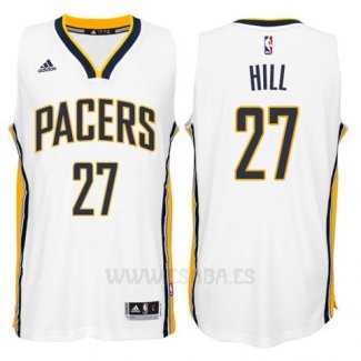 Camiseta Indiana Pacers George Hill #27 Blanco