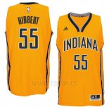 Camiseta Indiana Pacers Roy Hibbert #55 Amarillo