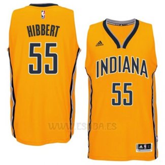 Camiseta Indiana Pacers Roy Hibbert #55 Amarillo