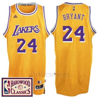 Camiseta Los Angeles Lakers Kobe Bryant #24 Retro Amarillo