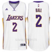 Camiseta Los Angeles Lakers Lonzo Ball #2 Blanco