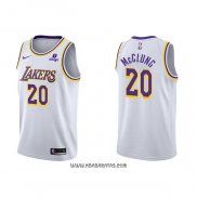 Camiseta Los Angeles Lakers Mac McClung #20 Association 2021-22 Blanco