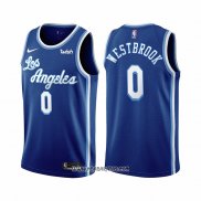 Camiseta Los Angeles Lakers Russell Westbrook #0 Classic 2021-2022 Azul