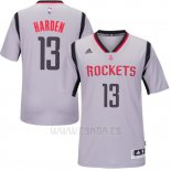 Camiseta Manga Corta Houston Rockets James Harden #13 Gris