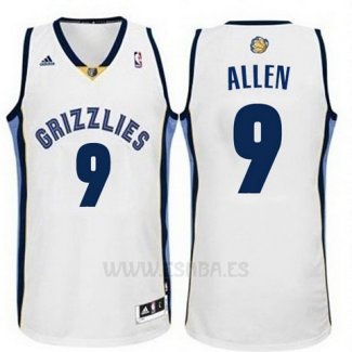 Camiseta Memphis Grizzlies Tony Allen #9 Blanco