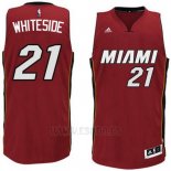 Camiseta Miami Heat Hassan Whiteside #21 Rojo