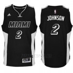 Camiseta Miami Heat Joe Johnson #2 Negro