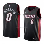 Camiseta Miami Heat Josh Richardson #0 Icon 2018 Negro