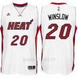 Camiseta Miami Heat Justise Winslow #20 Blanco
