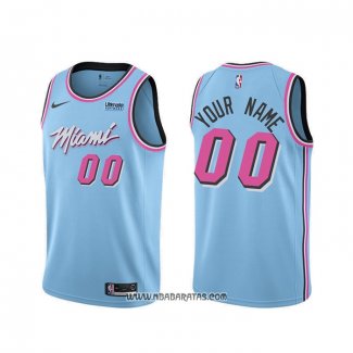 Camiseta Miami Heat Personalizada Ciudad 2019-20 Azul