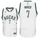 Camiseta Milwaukee Bucks Thon Maker #7 Blanco
