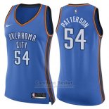 Camiseta Mujer Oklahoma City Thunder Patrick Patterson Icon #54 2017-18 Azul