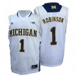 Camiseta NCAA Michigan State Spartans Glenn Robinson #1 Blanco