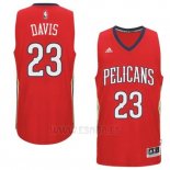 Camiseta New Orleans Pelicans Anthony Davis #23 Rojo