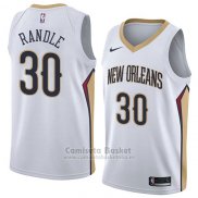 Camiseta New Orleans Pelicans Julius Randle #30 Association 2018 Blanco