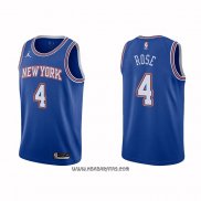 Camiseta New York Knicks Derrick Rose #4 Statement 2020-21 Azul