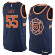 Camiseta New York Knicks Jarrett Jack #55 Ciudad 2018 Azul