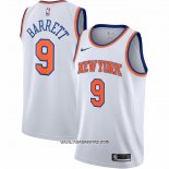 Camiseta New York Knicks RJ Barrett #9 Association Blanco