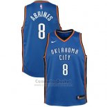 Camiseta Nino Oklahoma City Thunder Alex Abrines Icon #8 2017-18 Azul