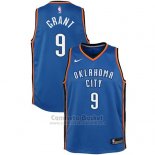 Camiseta Nino Oklahoma City Thunder Jerami Grant Icon #9 2017-18 Azul