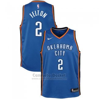 Camiseta Nino Oklahoma City Thunder Raymond Felton Icon #2 2017-18 Azul