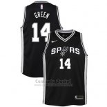 Camiseta Nino San Antonio Spurs Danny Green Icon #14 2017-18 Negro