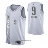 Camiseta Oklahoma City Thunder D.J. Wilson #9 Ciudad 2021-22 Blanco