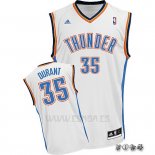 Camiseta Oklahoma City Thunder Kevin Durant #35 Blanco