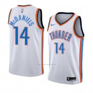 Camiseta Oklahoma City Thunderr K. J. Mcdaniels #14 Association 2018 Blanco