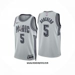 Camiseta Orlando Magic Paolo Banchero #5 Ciudad 2024-25 Blanco