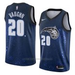 Camiseta Orlando Magic Rashad Vaughn #20 Ciudad 2018 Azul