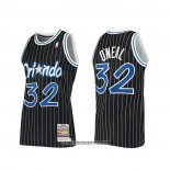 Camiseta Orlando Magic Shaquille O'neal #32 Hardwood Classics Autentico 1994 Negro