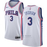 Camiseta Philadelphia 76ers Allen Iverson Association 2017-18 Blanco