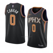 Camiseta Phoenix Suns Isaiah Canaan #0 Statement 2018 Negro2