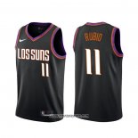 Camiseta Phoenix Suns Ricky Rubio #11 Ciudad 2019-20 Negro