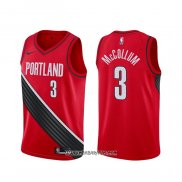 Camiseta Portland Trail Blazers CJ McCollum #3 Statement Rojo