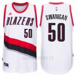 Camiseta Portland Trail Blazers Caleb Swanigan #50 Home 2017-18 Blanco