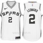 Camiseta San Antonio Spurs Kawhi Leonard #2 2017-18 Blanco