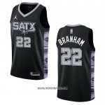 Camiseta San Antonio Spurs Malaki Branham #22 Statement 2022-23 Negro