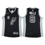 Camiseta San Antonio Spurs Patty Mills #8 Negro