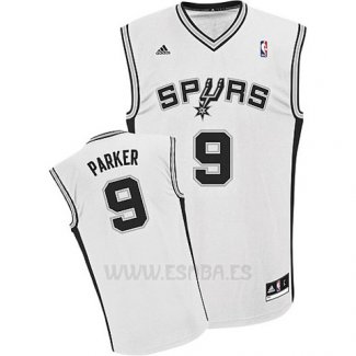 Camiseta San Antonio Spurs Tony Parker #9 Blanco