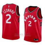 Camiseta Toronto Raptors Kawhi Leonard Icon 2017-18 Rojo