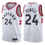 Camiseta Toronto Raptors Norman Powell #24 Association 2017-18 Blanco