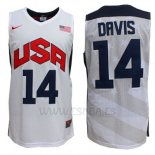 Camiseta USA 2012 Anthony Davis #14 Blanco